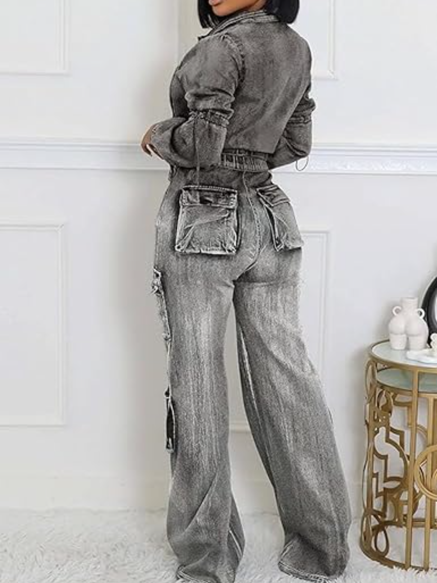 Washed Denim Tooling Set