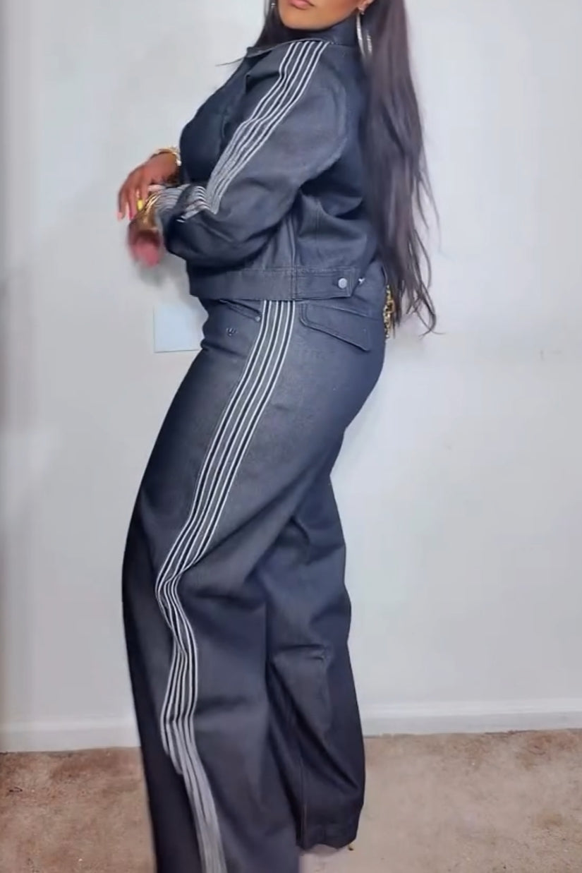 Premium Essentials Denim Jacket & Jeans Set