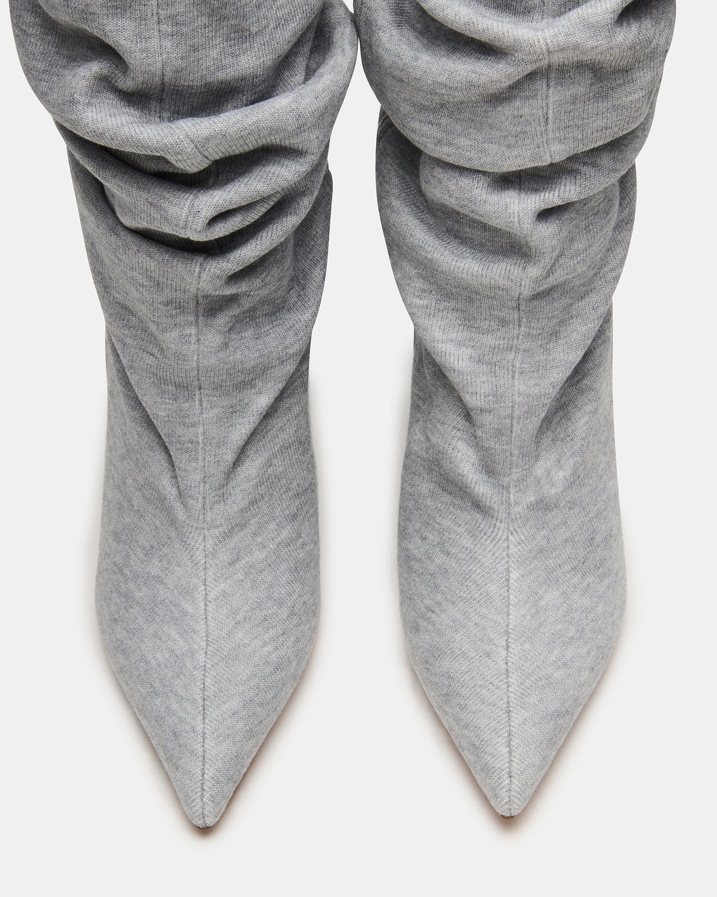 Distortion Grey Fabric Boots