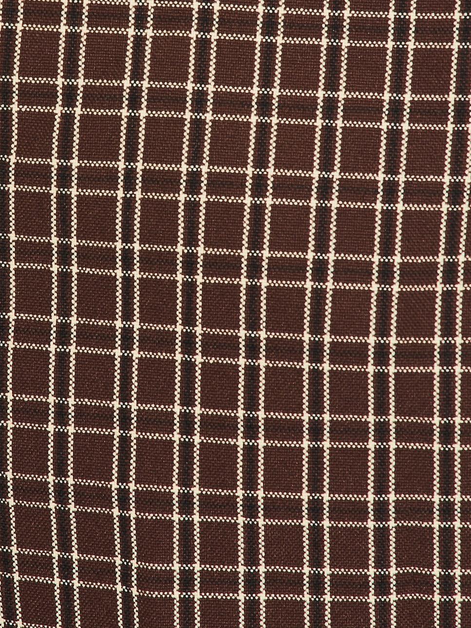 Plaid Drawstring Back Shirt & Puff Hem Shorts Set