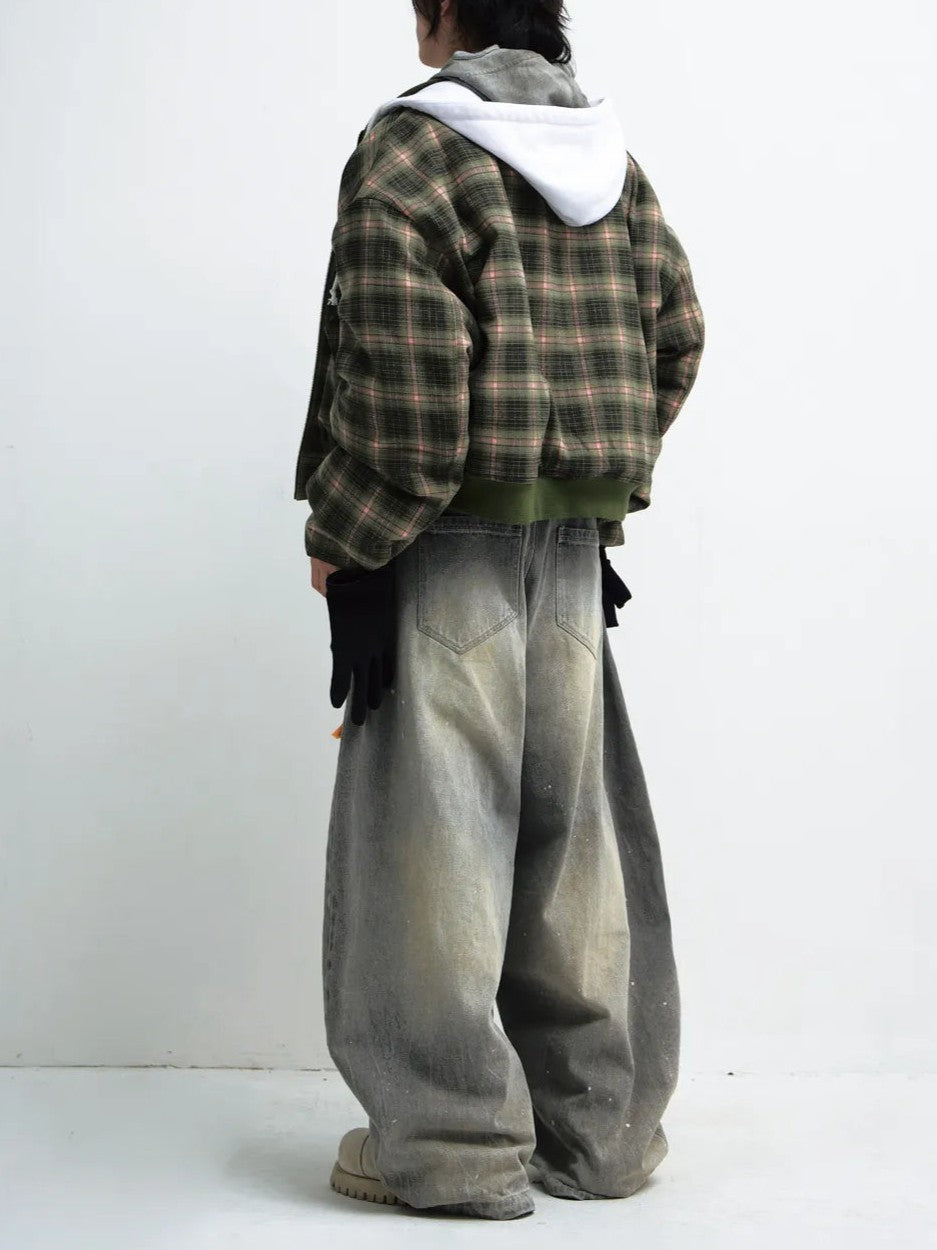 Peoplesense Reversible Checked Cotton Jacket