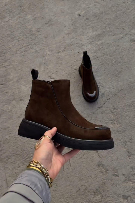 Classic Suede Ankle Boots