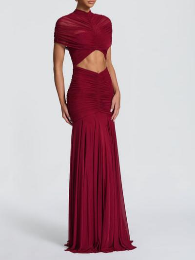 Jaya Maxi Dress - Burgundy