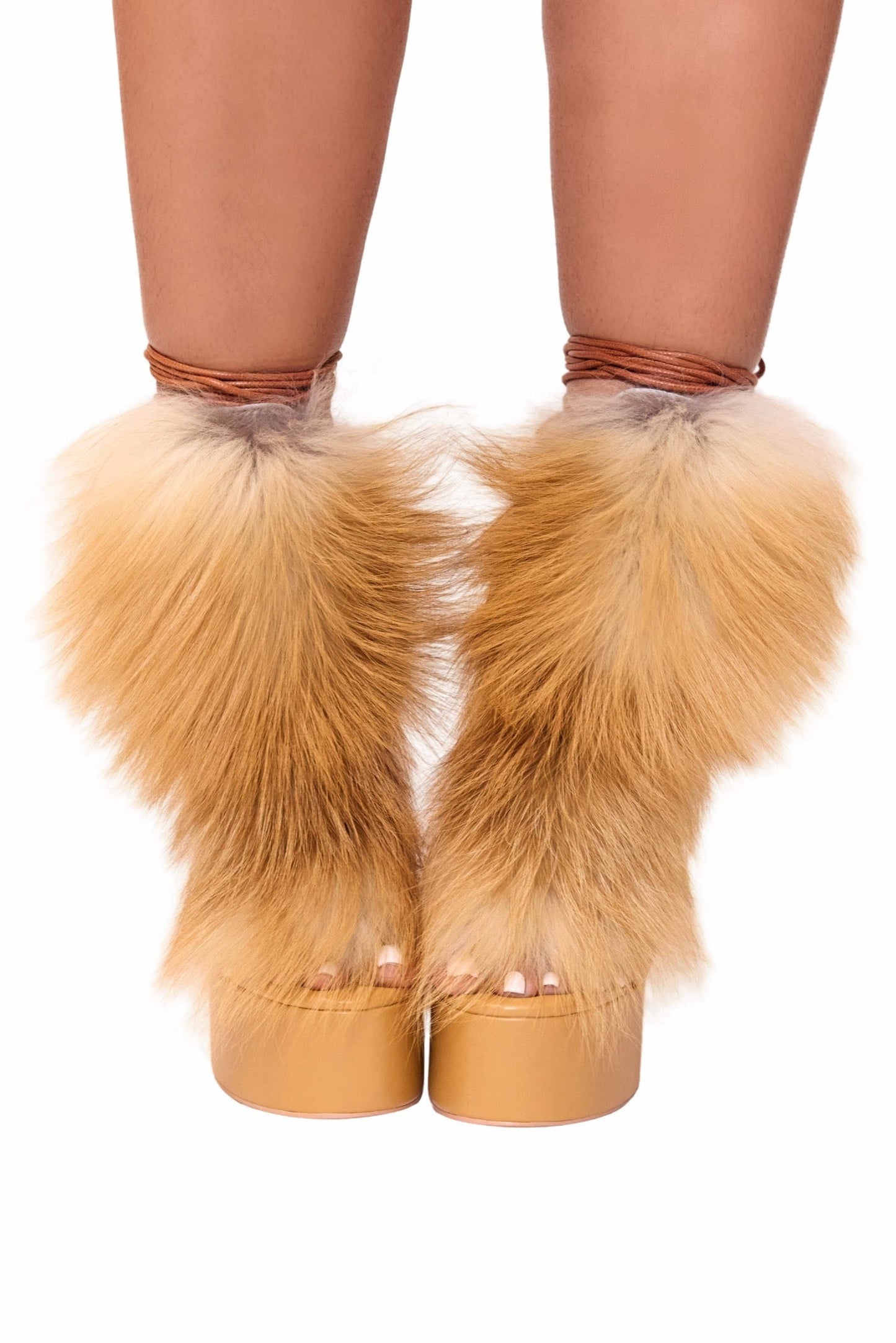 Noir Vixen Red Fox Platform High Heels
