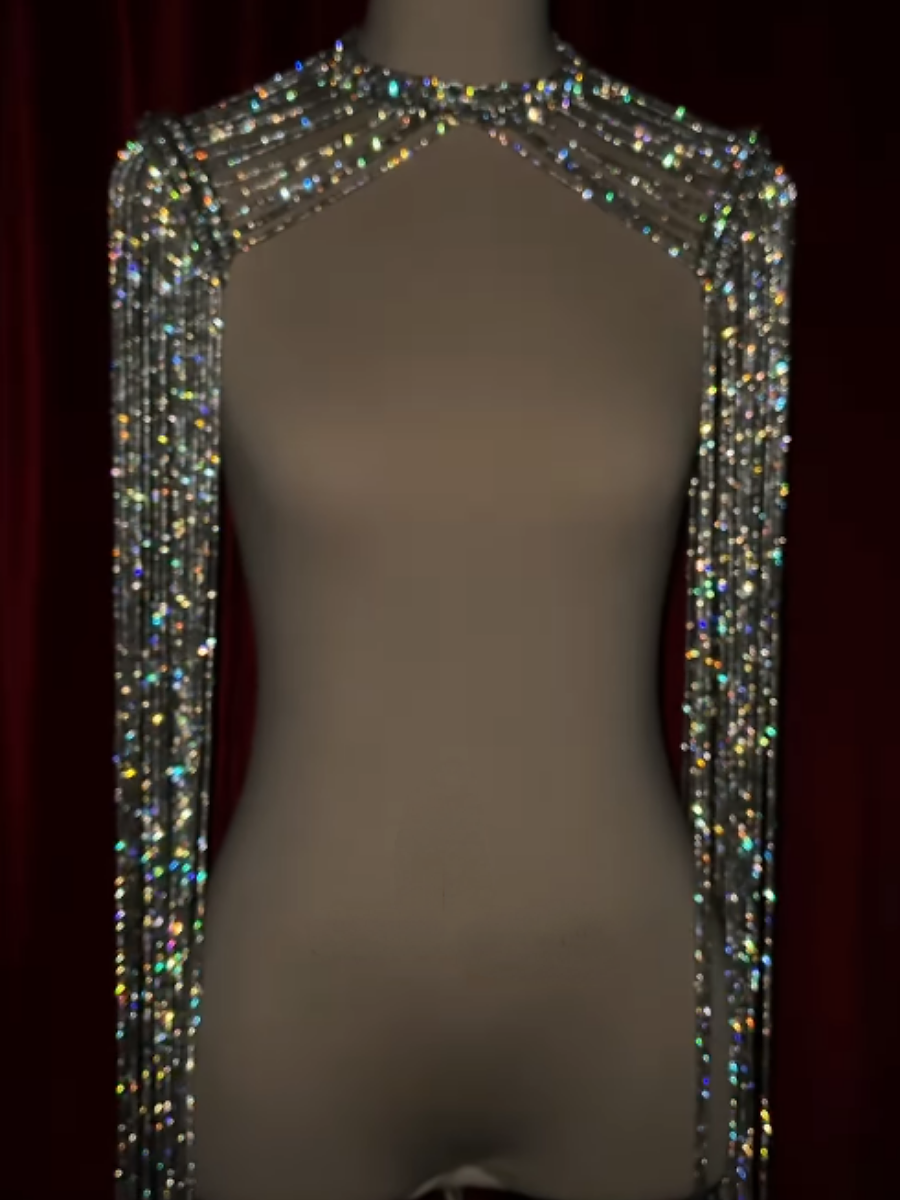 Dazzle Rhinestone Cape