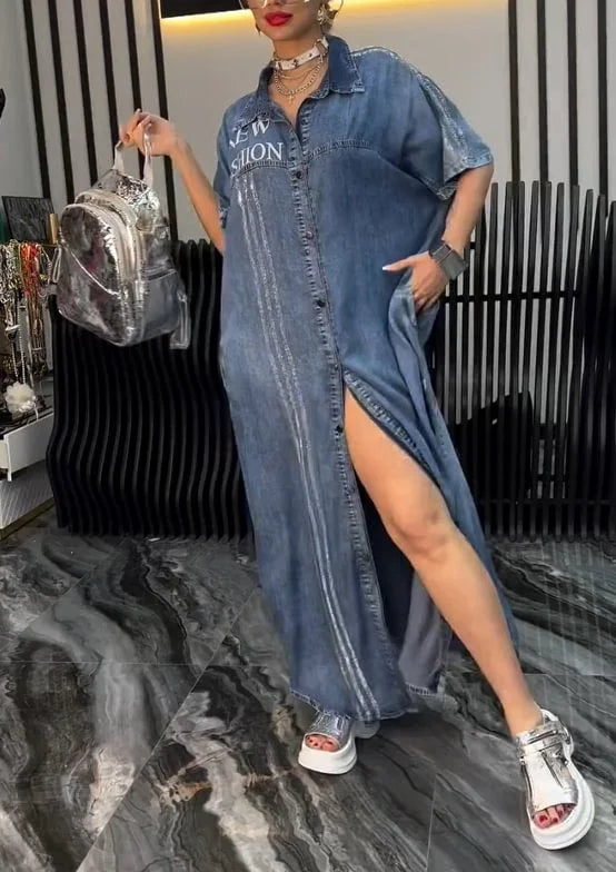 Denim Shirt Dress