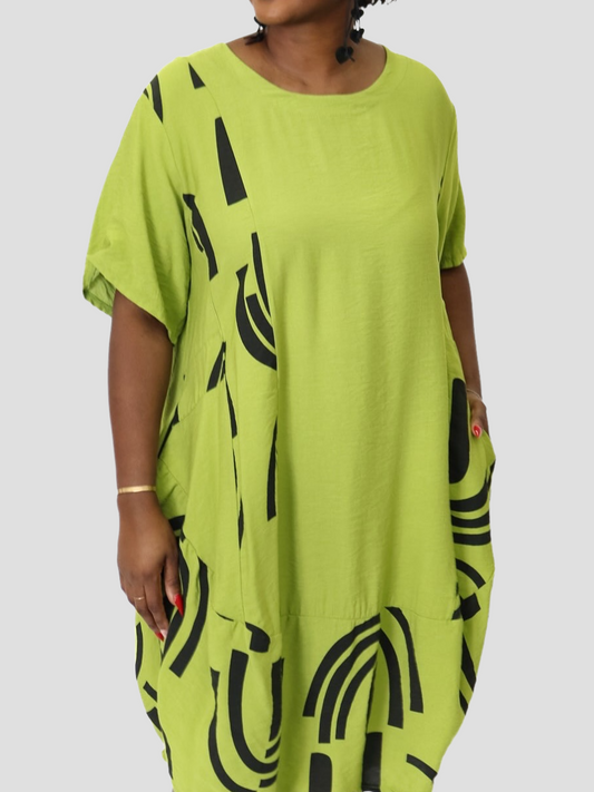 Comfy Printed Casual Dress