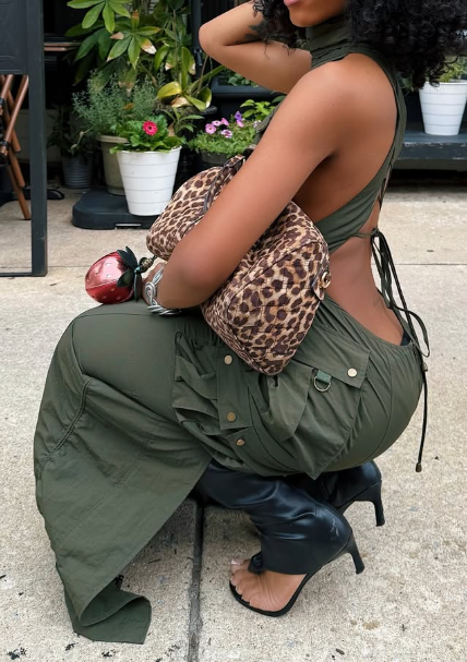 Fab Cargo Maxi Dress