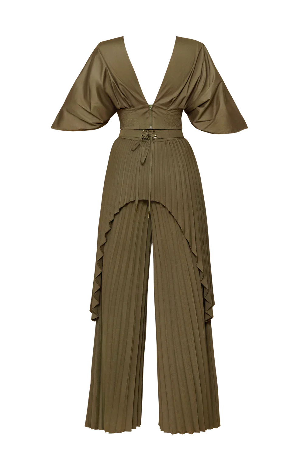 Pleated Lightweight Trousers