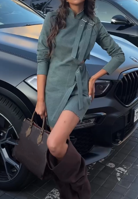 Stylish Irregular Mini Dress