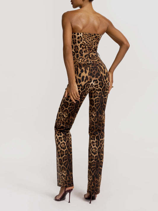 Leopard Killa pants & Killa bandeau Set