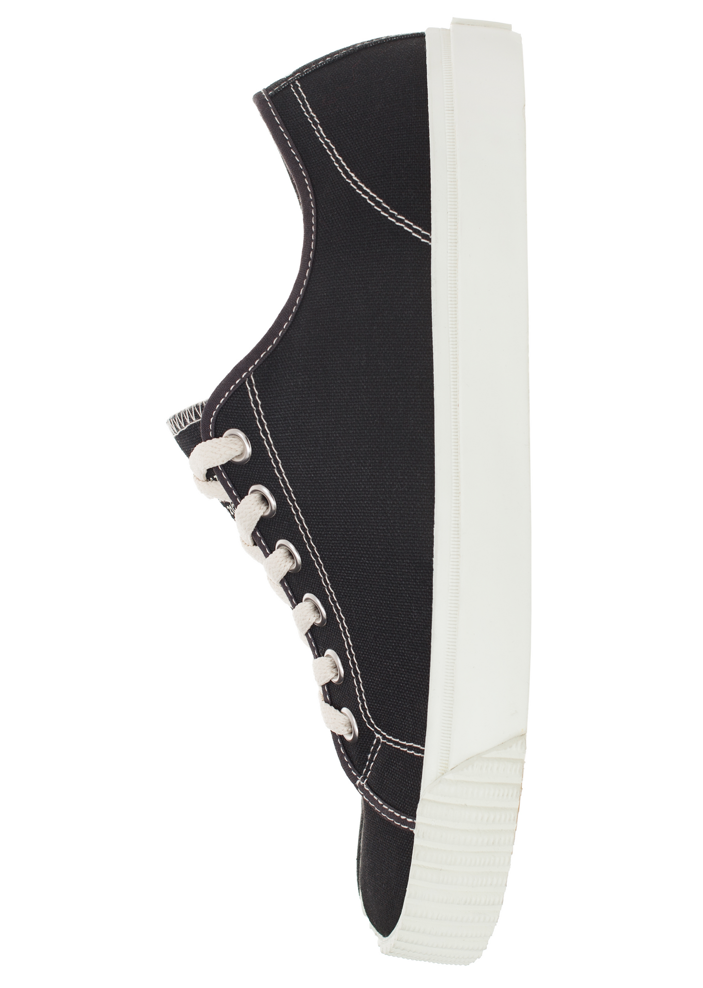 Tabi-Style Canvas Split-Toe Sneakers