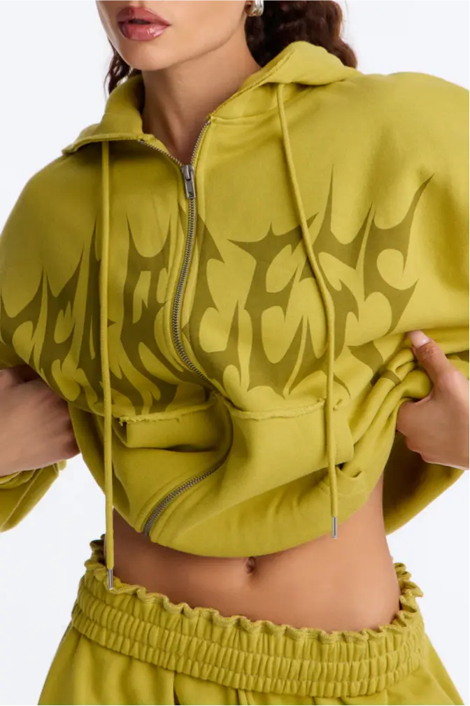 Fearless Heat Fleece Pant Set - Green