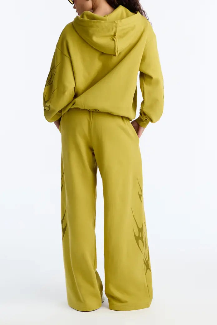 Fearless Heat Fleece Pant Set - Green