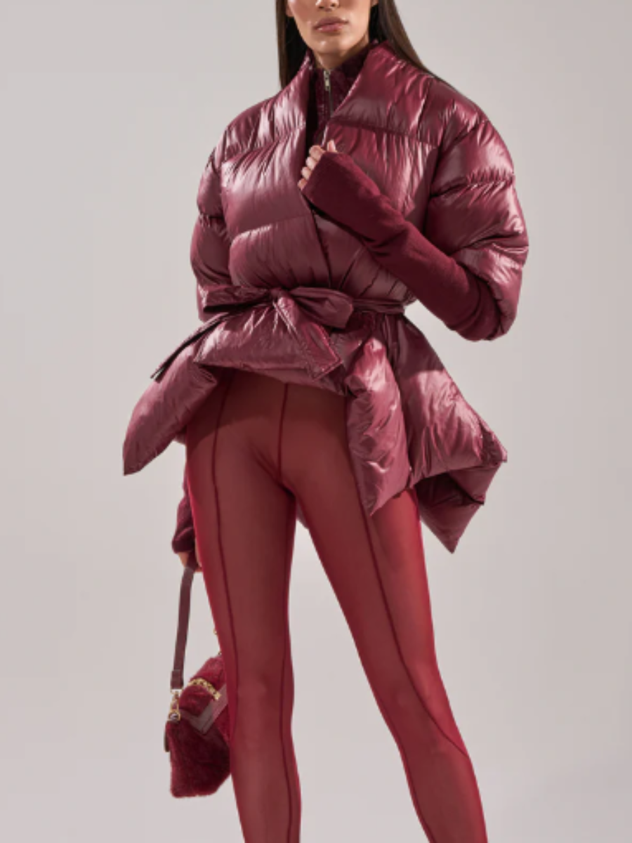 Waist-tied Down Jacket