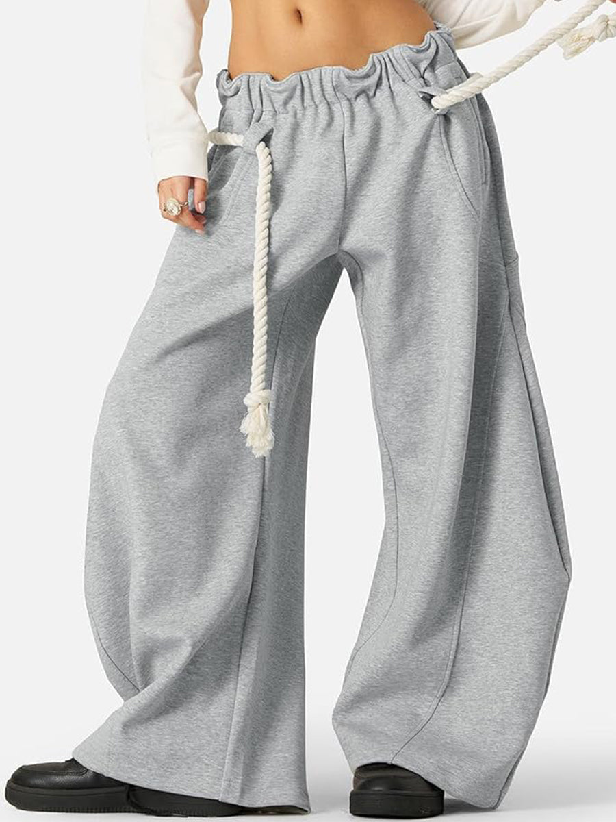 Loose Casual Sweatpants Straight Machete Pants