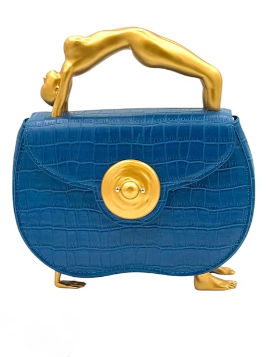 Metal Jewelry Buckle Tote