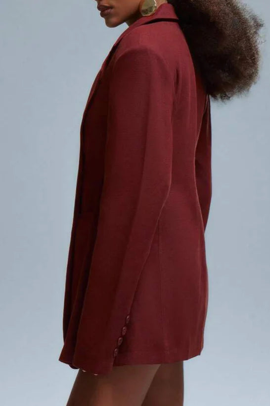 Oversized Structured Blazer Dress