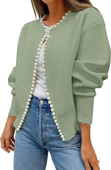 Elegant Pearl Cardigan