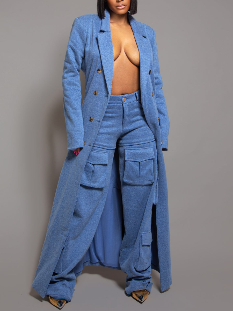 Double-breasted Elegant Sporty Suit