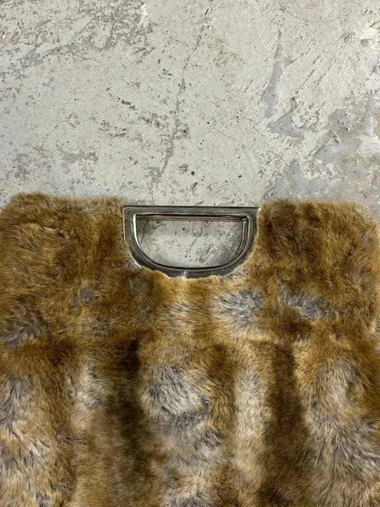 2000s Cavalli Fur Handle Bag