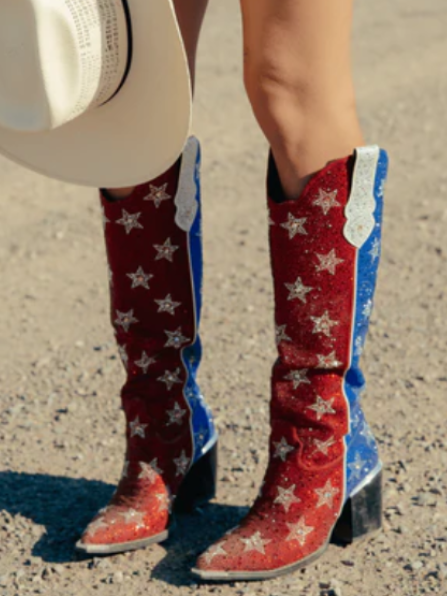 Women's Dazzle Rhinestone Boots