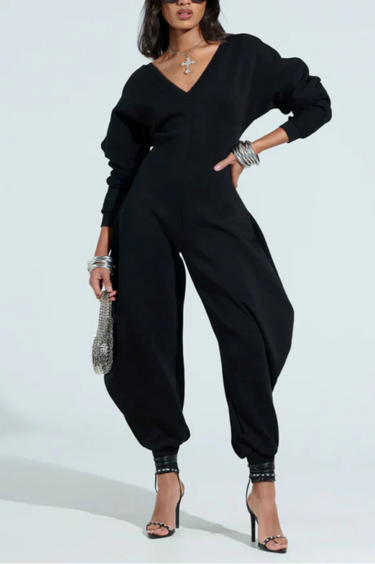 Comfy Cozy Sweatshirt Jumpsuit