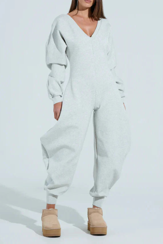 Comfy Cozy Sweatshirt Jumpsuit