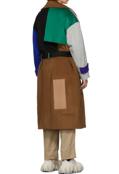 Statement Contrast Long Coat