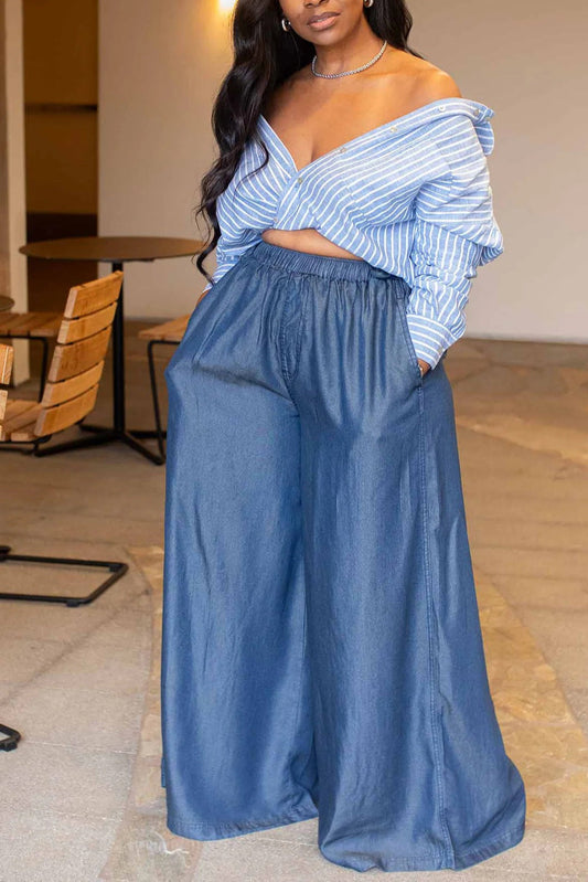 Reflect | Wide-leg Trosures