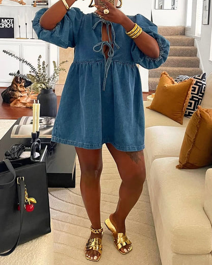 Playful And Cayutee Denim Dress