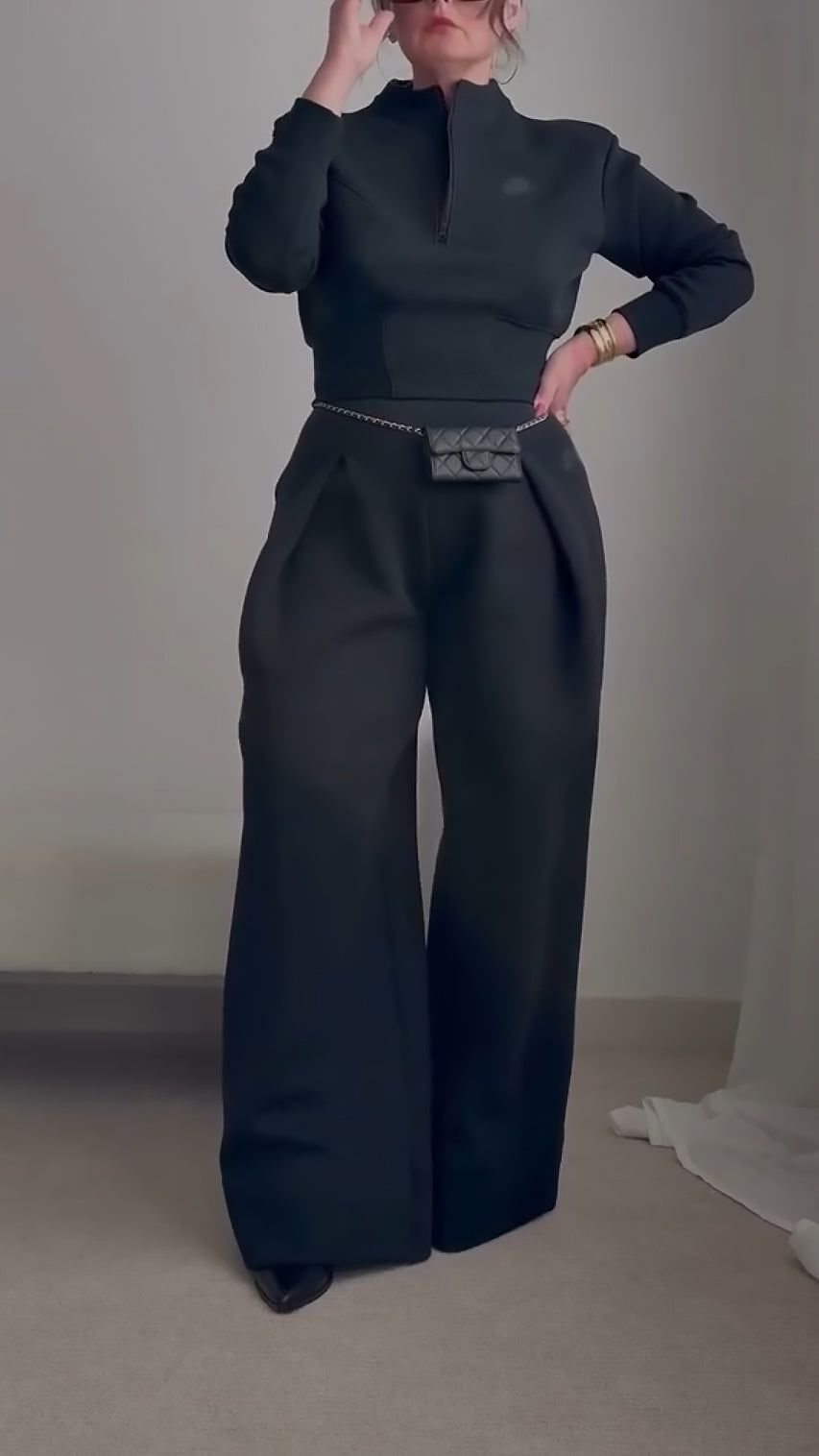 Side Zip Long Sleeve Tracksuit