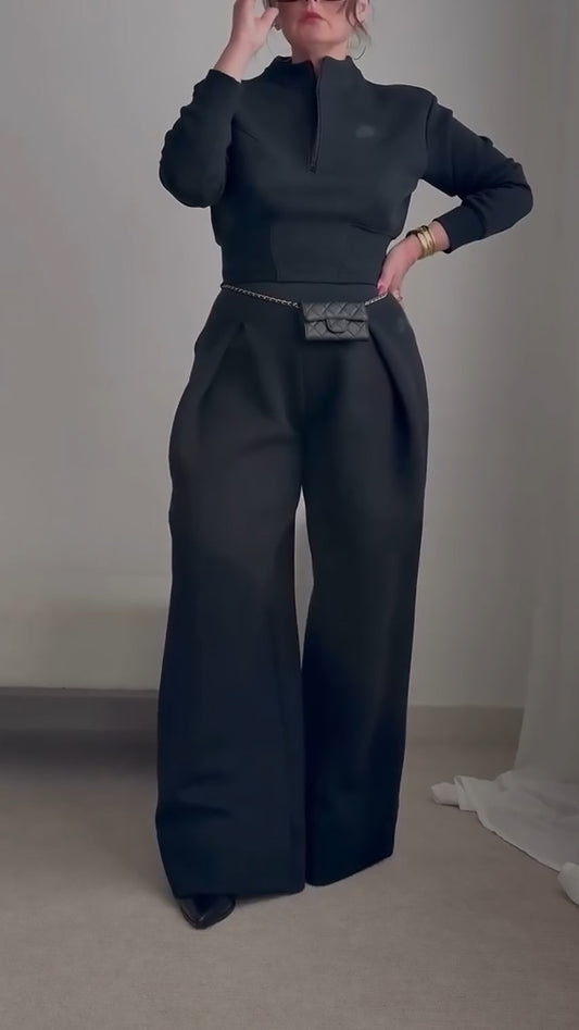 Side Zip Long Sleeve Tracksuit