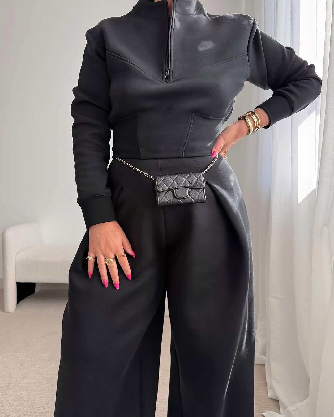 Side Zip Long Sleeve Tracksuit