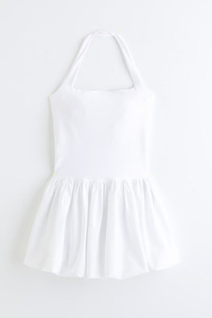 Bubble Hem Mini Dress