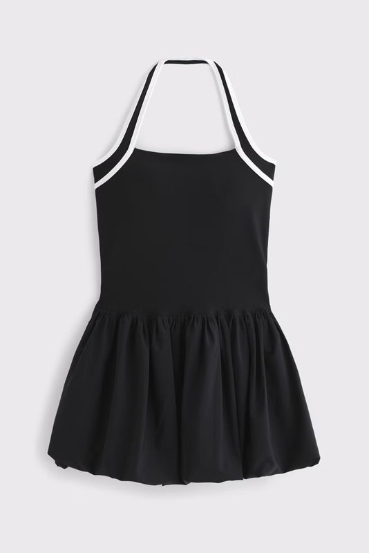 Bubble Hem Mini Dress