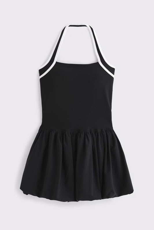 Bubble Hem Mini Dress