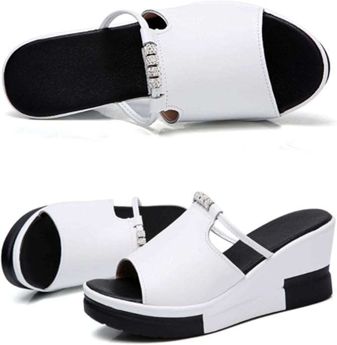 Wedges Slippers Women Sandals, Summer Fashion Female Heeled Shoes