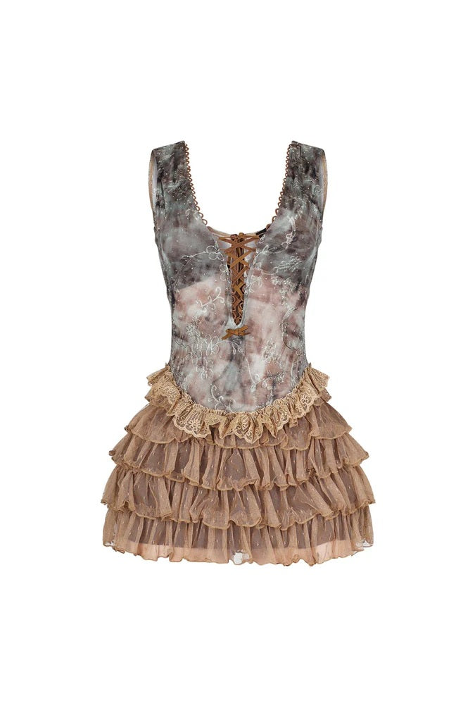 Dance in Glitter Mini Dress