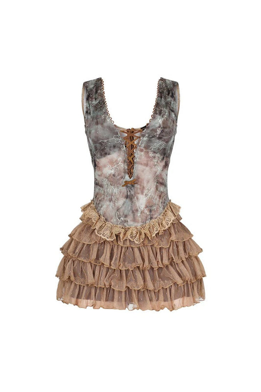 Dance in Glitter Mini Dress