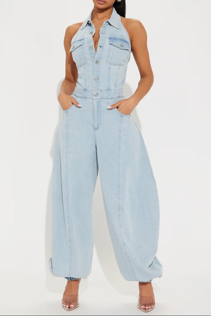 Downtown Girl Balloon Jumpsuit