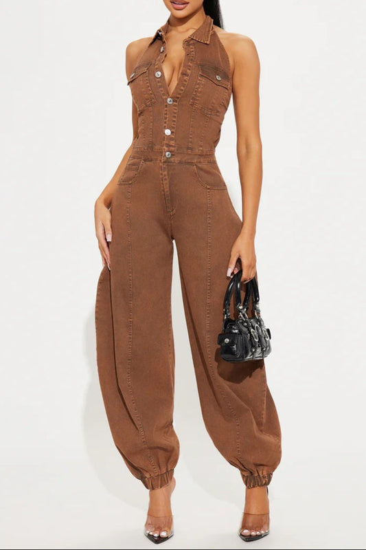 Downtown Girl Balloon Jumpsuit