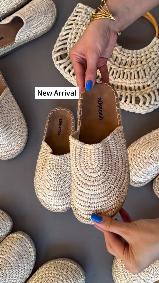 Hand-woven Slippers