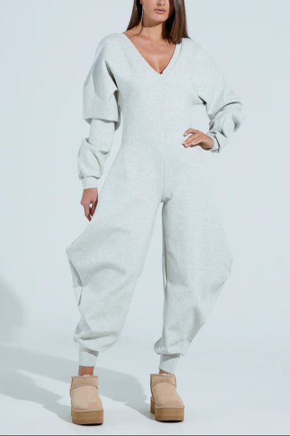 Comfy Cozy Sweatshirt Jumpsuit