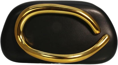 Trendy PU Leather Evening Clutch Chic Decor Handle