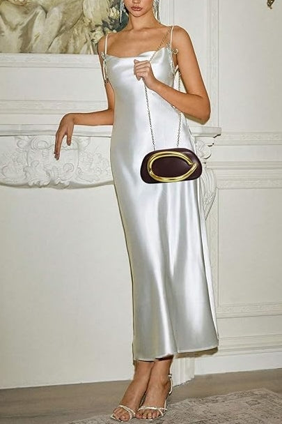 Trendy PU Leather Evening Clutch Chic Decor Handle