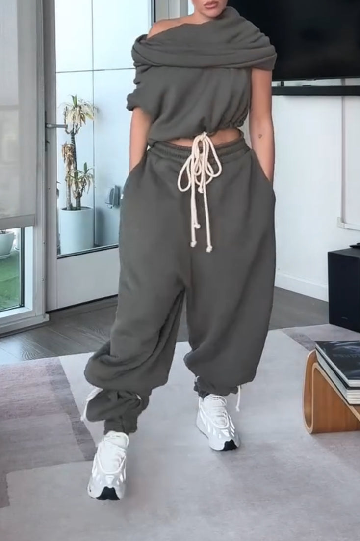 Cloud Teddy Vest & Super Jogger Suit