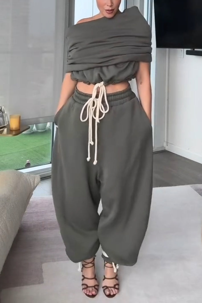 Cloud Teddy Vest & Super Jogger Suit