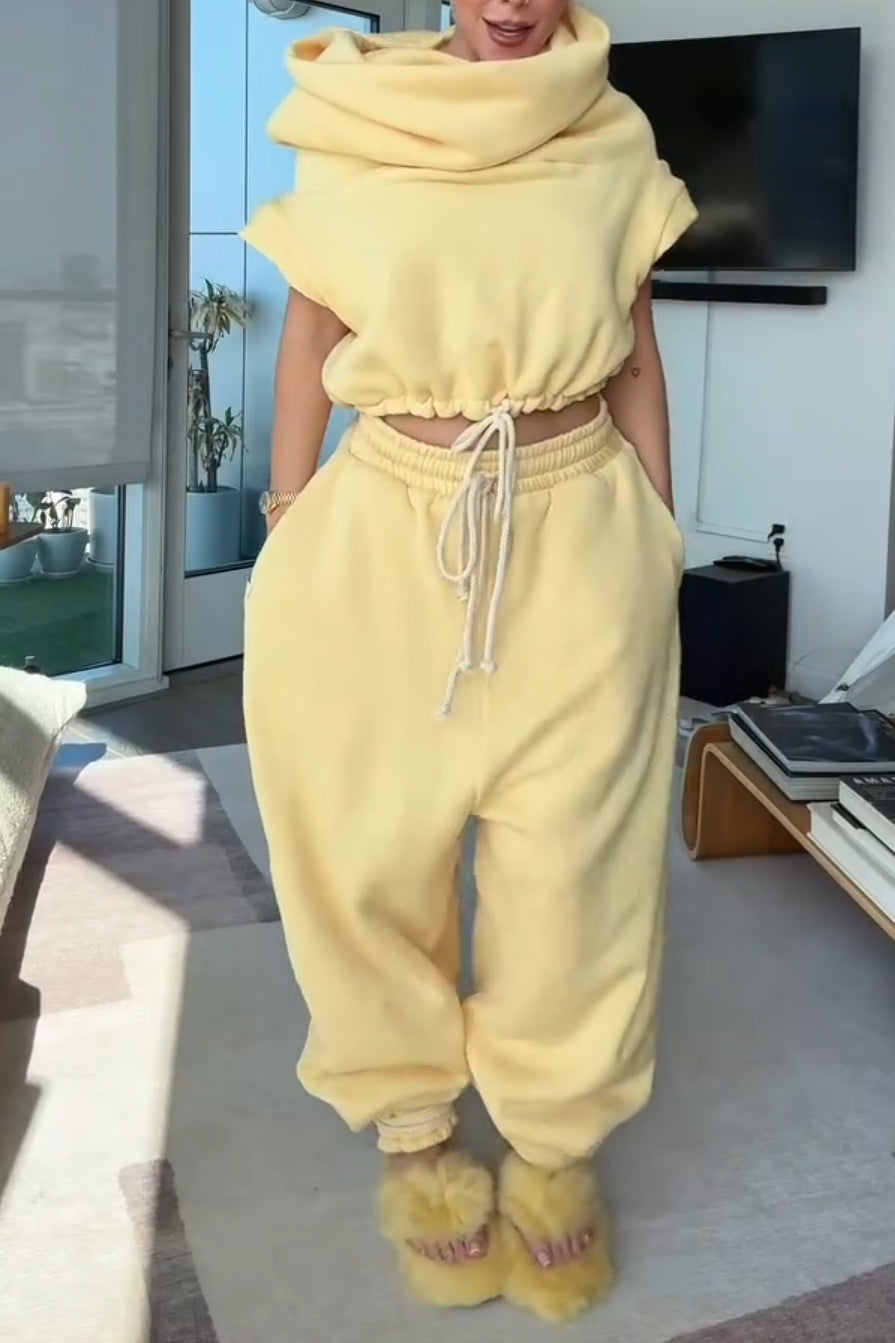 Cloud Teddy Vest & Super Jogger Suit