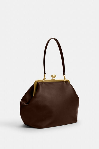 Large Kisslock Frame Bag